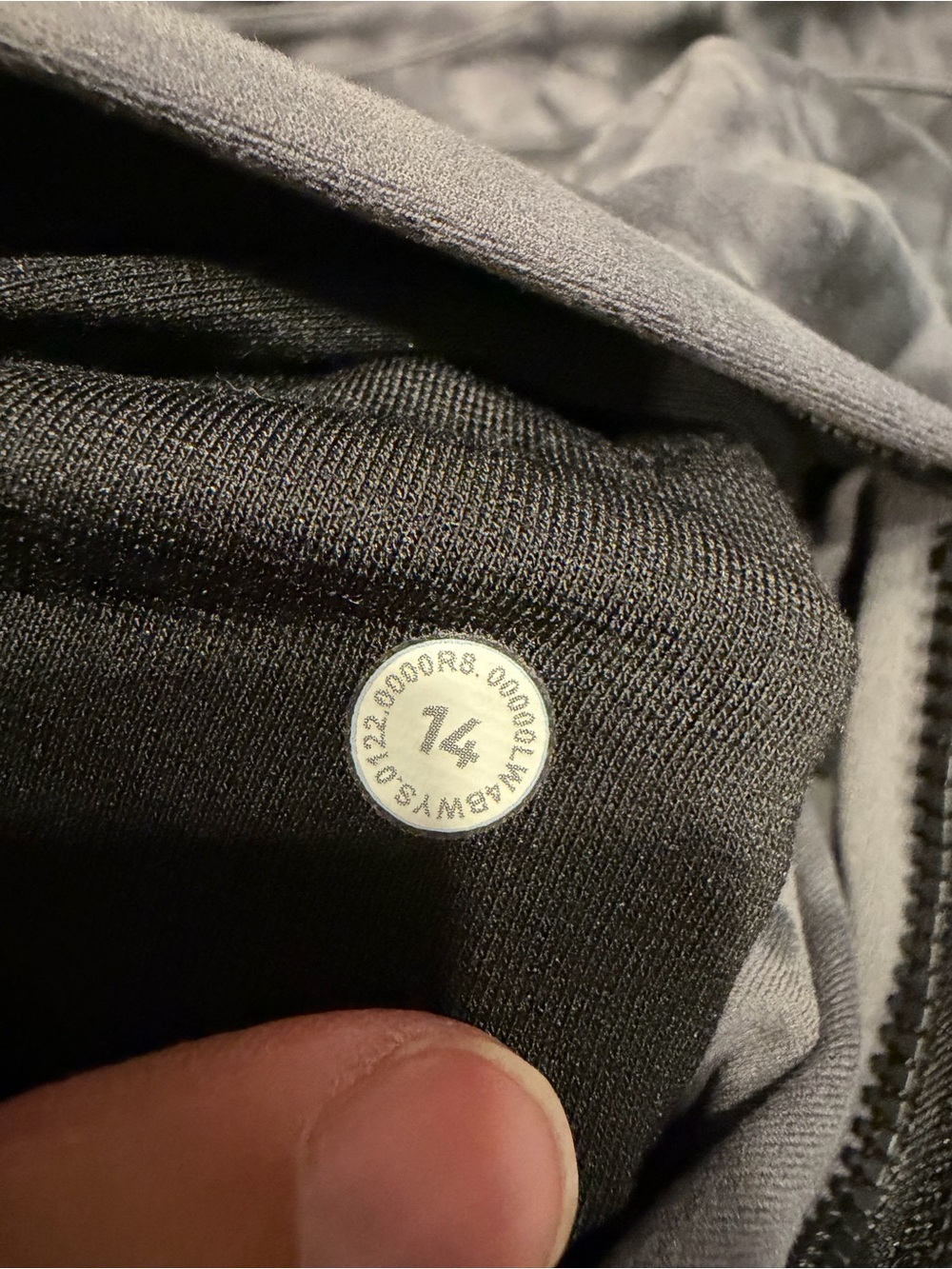 Lululemon Hooded Define Jacket *Nulu
Diamond Dye Pitch Grey Graphite Grey sz 14 - Picture 5 of 5